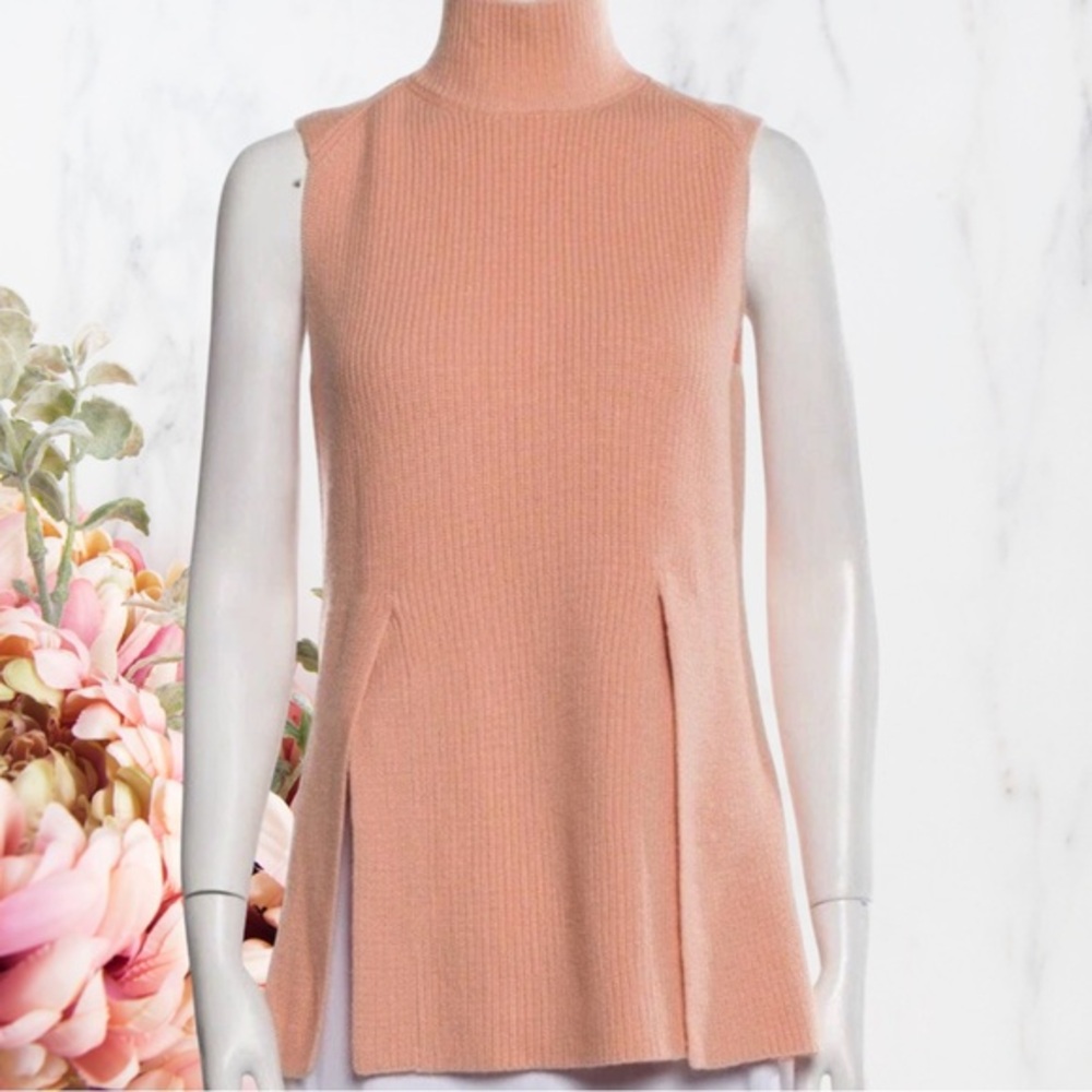 Proenza Schouler Wool Cashmere Peach Sweater Women's Sz M EUC